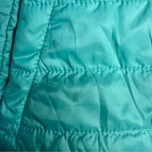 The North Face Reversible Mossbud Swirl Insulated Vest Girls Size 6 Youth - Picture 11 of 14